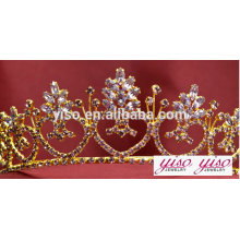 Tiara de la corona del desfile de la joyería de encargo nupcial